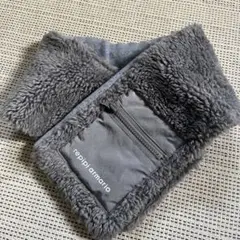 美品 レピピアルマリオ リバーシブルマフラー グレー