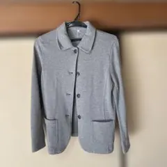 グレー ニットジャケット Mサイズ