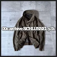 00s archive SCHLUSSEL 変形 MA-1 y2k grunge