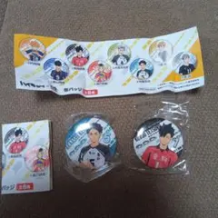 ハイキュー　缶バッチ　2個セット　くら寿司