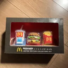マクドナルド ナノブロック リミテッドエディション コレクターズキット マクドナルド】「ドナルド ナノブロック コレクターキット」を