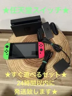 Nintendo Switch ニンテンドースイッチ本体　GRN/PNK 箱無し