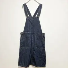 グローバルワーク　デニムジャンスカ　サロペット　インディゴ　M アウトドア系