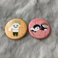 呪術廻戦　死滅回游　ゆるパレット　ミニ缶バッジ　セット　乙骨　秤　虎杖