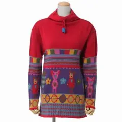 Alberobello アルベロベロ オレボレブラ 総柄 ニット セーター ブタ