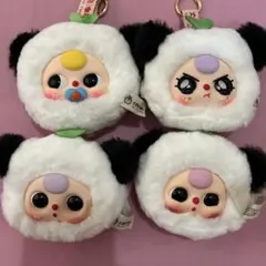 babythree ベイビースリー　イヤホンポーチ　ポーチ　パンダ　４点