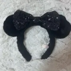 ディズニー 黒 カチューシャ