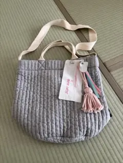 アナスイミニ】猫耳ドット柄チュールフリルミニポシェット⭐︎ブルー 