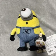 ミニオン ぬいぐるみ デニムオーバーオール 動くミニオン