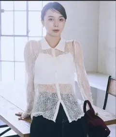 ストレッチレースシャツ
