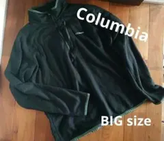 【Columbia　ハーフジップ 大きめスウェットジャケット】OMNI WICK