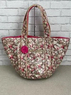 (K05672) サマンサタバサ ハローキティ×リバティプリントビニールトート