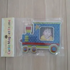 列車型マグネットフォトフレーム　列車好きなお子様に