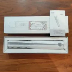 【美品】Kiboer 超音波トリートメントアイロン ホワイト