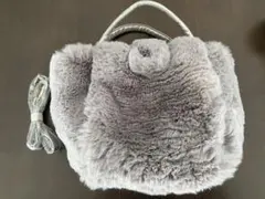 【A-JOLIE】2WAYファートートバック カラーグレー