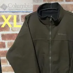 【希少カラー】M136 Columbia ソフトシェルジャケット オリーブ 古着
