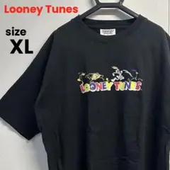 Looney Tunes ルーニー テューンズ ロゴキャラクター Tシャツ XLのサムネイル