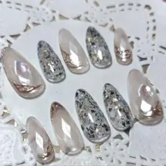 ネイルチップR/淡水パール風