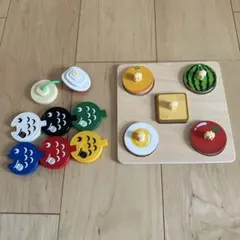 こどもちゃれんじ　木製パズル　魚釣り