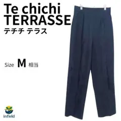テチチ Te chichi TERRASSE ワイドパンツ ジャガード 黒 Fのサムネイル