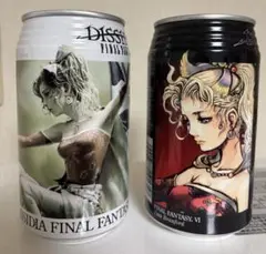ディシディア FF ポーション空缶 （ティナ2種類&皇帝&ケフカ）デザイン