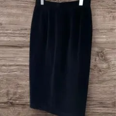 サ*ン様 伊太利屋　タイトロングスカート　ボトムス　マキシ丈　１１　L　ブラック