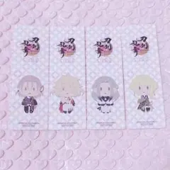 刀剣乱舞ストア 特典 御伴散歩 千社札風ステッカー 姫鶴 一文字則宗 村雲江