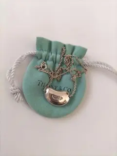 最終値下げ！Tiffany & Co. シルバー ビーンズネックレス2cm