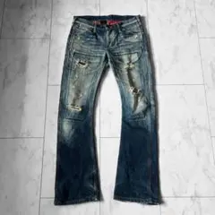 AKMxWrangler ブーツカットフレアデニム M 平成 お兄系 ギャル男のサムネイル
