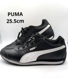PUMA スニーカー 25.5cm ブラック/ホワイト