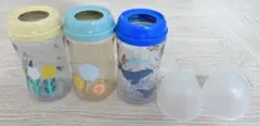 240ml哺乳瓶3本セット＊ピジョン＊母乳実感＊kippisコラボ＊プラスチック