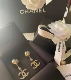 CHANEL2021春夏新作超希少ボールピアス♡新品未使用