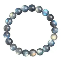 お買い得！シアーが美しい☆ 【7A】ラブラドライトブレスレット 10mm15cm