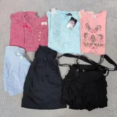 夏服　女の子　110 まとめ売り キッズ服 保育園着　夏服　半袖