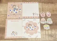 サンリオキャラクターズ×ペコちゃん メモ帳 フレークシール おすそ分け