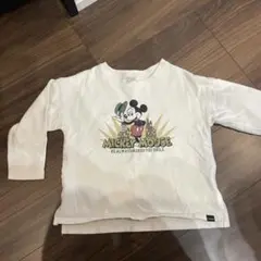 ミッキーマウス プリント トップス 120