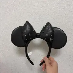 ミニーちゃんカチューシャ　レザー