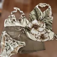 【美品】水着・4点セット・花柄