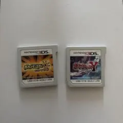 ニンテンドー3DS ポケットモンスター ウルトラサン・Y 2本セット動作確認済み