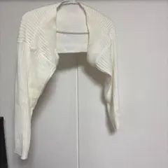 Dazy ホワイト ニット クロップド セーター