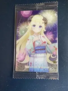 ホロライブ　角巻わため　ウエハース　カード