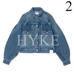 2　HYKE　25AW　バルーンスリーブ デニムジャケット　ハイク Gジャン