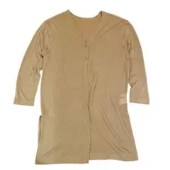 【IT】Bon Sens ボンサンス　Vネックロングカーディガン　グレーXL