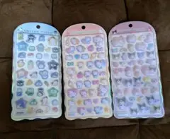 サンリオ コットンパフィーシール3枚セット