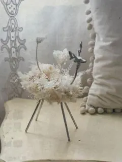 シルバー 鹿デザイン キャンドルホルダー2個セット