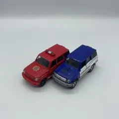 トミカ ランドクルーザー70 特殊車両2台セットのサムネイル