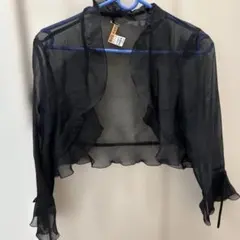 シースルー　ボレロ　ブラック　7号　クリーニング済み