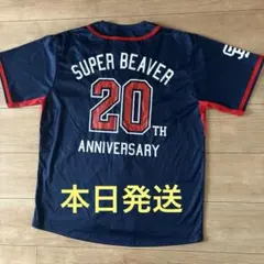 ネイビーXLサイズSuper Beaver 20周年記念 ベースボールシャツ - メルカリ