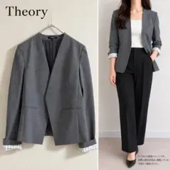 2026年最新】theory レディース ノーカラージャケットの人気アイテム