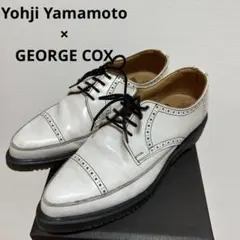 Yohji Yamamoto×GEORGE COX 本革レースアップシューズ　白のサムネイル